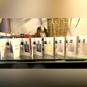 Mens 7pc Chanel cologne samples